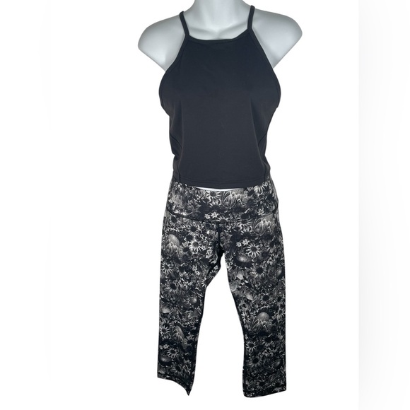 LULULEMON Wunder Under crop leggings Florabunga print - Picture 3 of 12